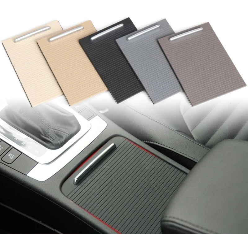 XUBOR Magotan B6 B7, for Passat CC Car Center Console Persiane scorrevoli Portabicchieri Coperchio tendina avvolgibile di ricambio 3CD857503 Tenda a rullo per consolle centrale(Light Beige