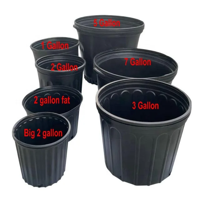 planting pots plastic 15 Gallon Nursery Pot for Plants