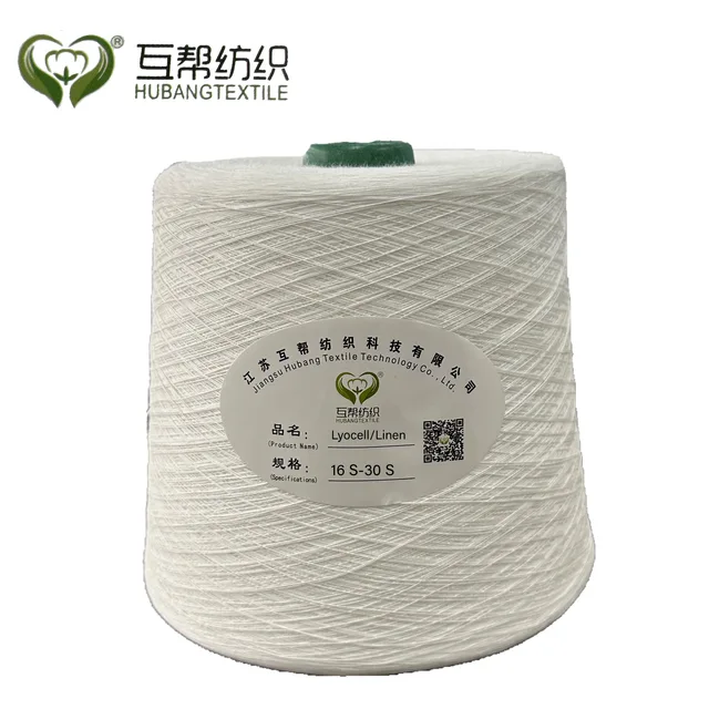 Manufacturing best price Eco-friendly soft organic 100% Lyocell yarn for weaving