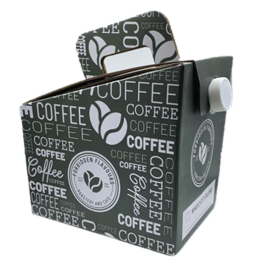 Custom Printed Disposable Corrugated Carrier With Handle Bulk Beverage ...