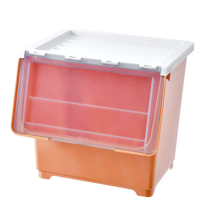 Large Cleverstore Stackable Plastic Box Home Storage Organization Storage Boxes Organizer factory