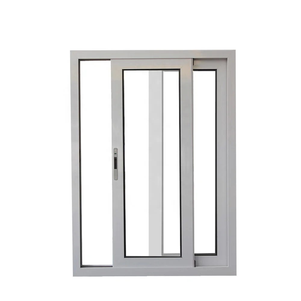 Minglei Double glazing window frame aluminum sliding window with mosquito net