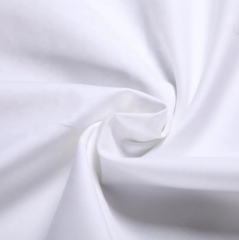 Поо 100% хлопок белый текстиль 300TC атласная сатиновая простыня ткань 280 см ширина рулона