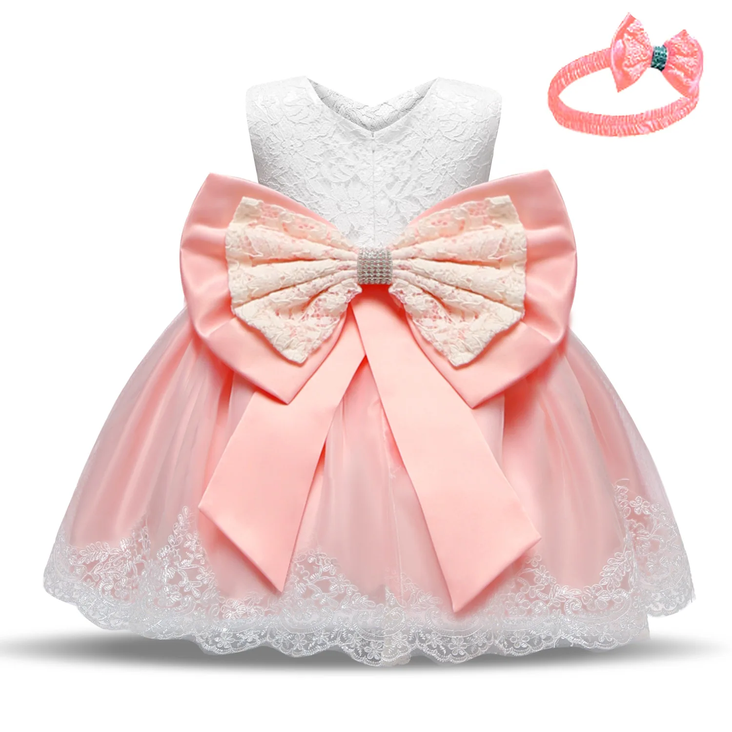 Baby Kids Flower Girls Dress Party Wedding Bridesmaid Gown Formal Dresses