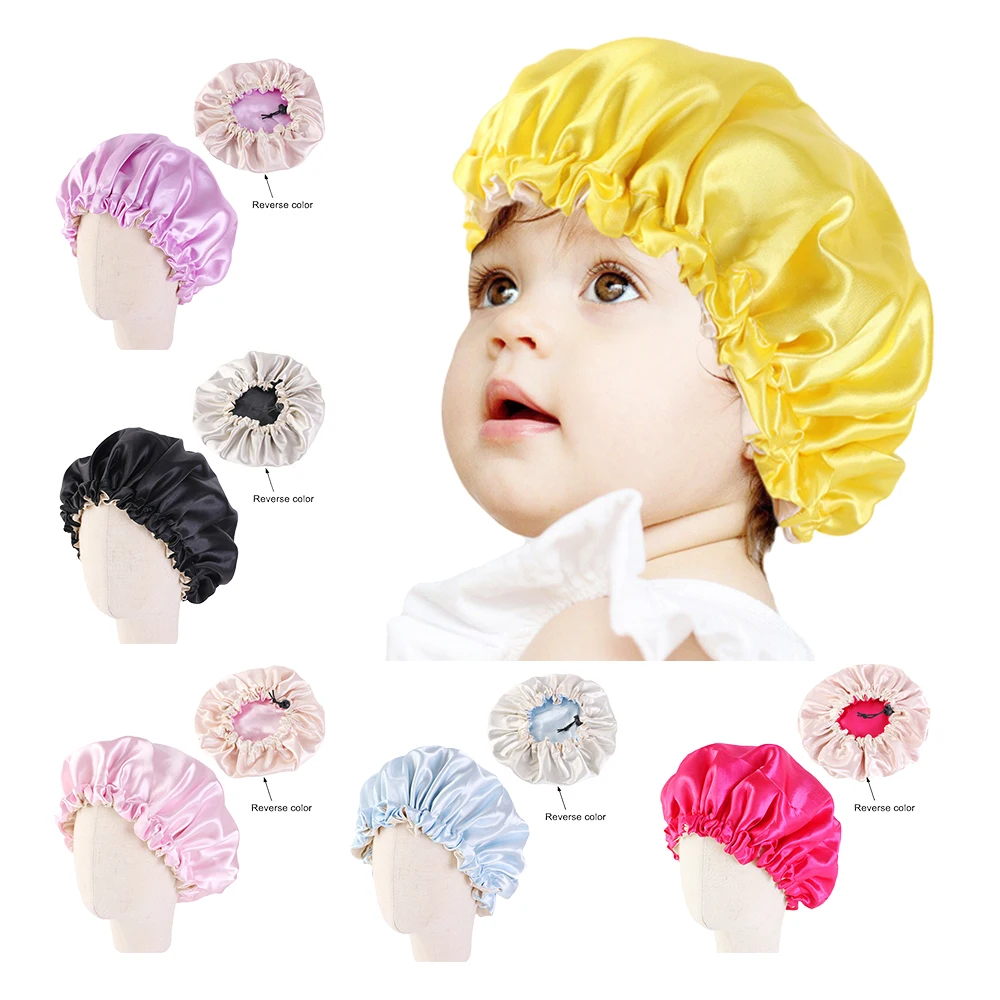 7333 Lux Silk Pattern Bonnet for Kids (Chain) / Assort (6PC