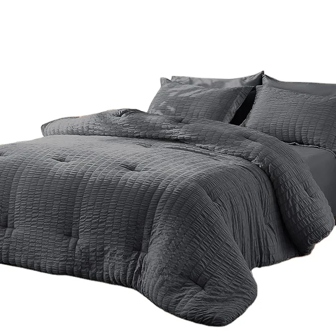 Luxury King Size Comforter Bedding Set Custom Colors with Comforter Sheets Pillowcases & Pillow Shams