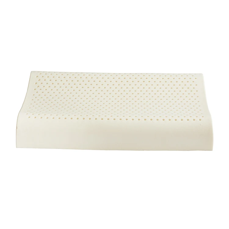 Traditional Local Wave Shape Latex Foam  Pillow for Sleeping