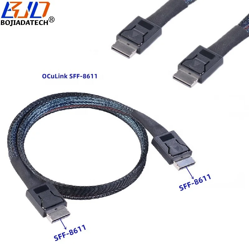 Oculink Pcie Sff-8611 4iからoculink Sff8611ssdデータアクティブ延長ケーブル0.5m 1m - Buy  Oculink Pcie Sff-8611 4i To Oculink Sff8611 Ssd Data Active Extension  Cable,Oculink Pcie Sff-8611 4i To Sff8611 Ssd Data