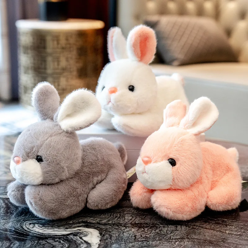 CustomPlushMaker offers wholesale 8-inch machine plush toy rabbit dolls, perfect for boutique gifting:cute sample
