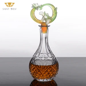 SAINT-VIEW 700ml Wine Gin Tequila Whisky Bottles Glass Cabinet Decorating Manufacturer