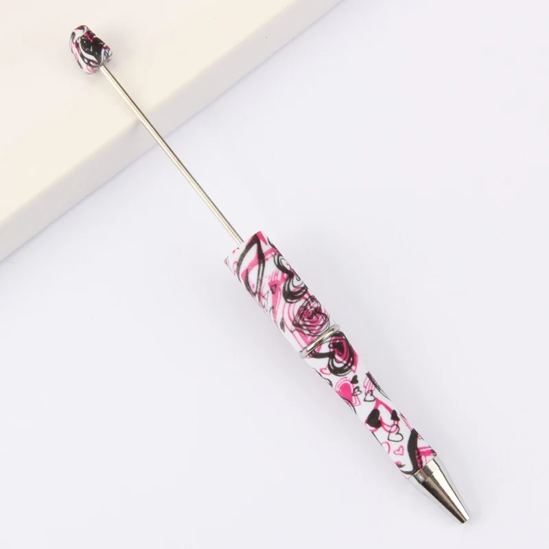 Pinkish LV Beaded Pen – www.