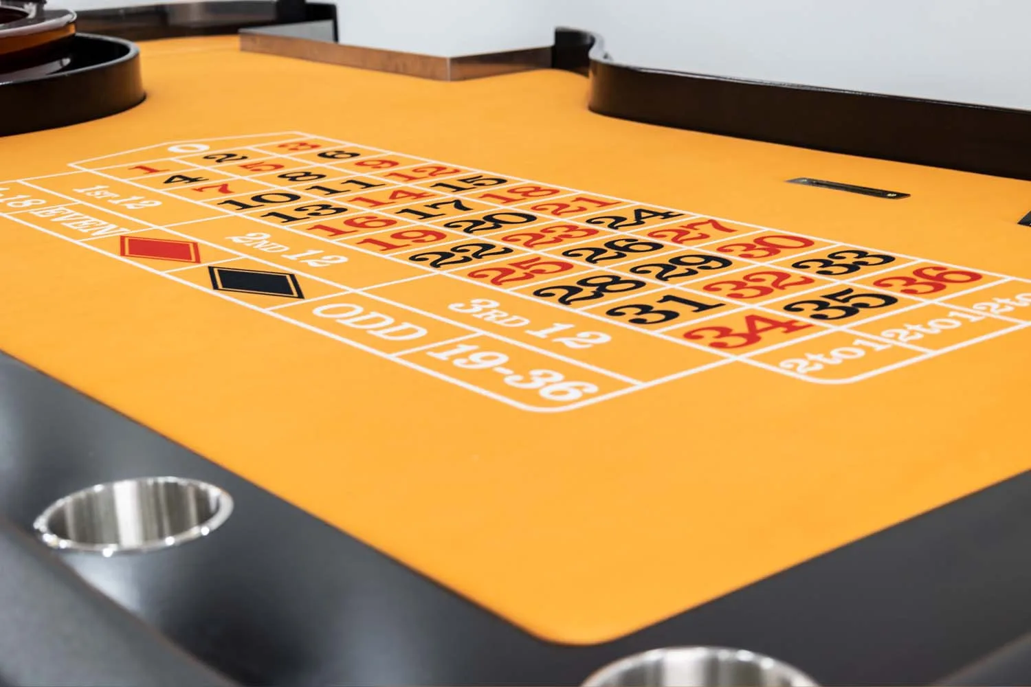 Роскошный высококачественный стол для рулетки под заказ, Недорогой стол для рулетки для казино