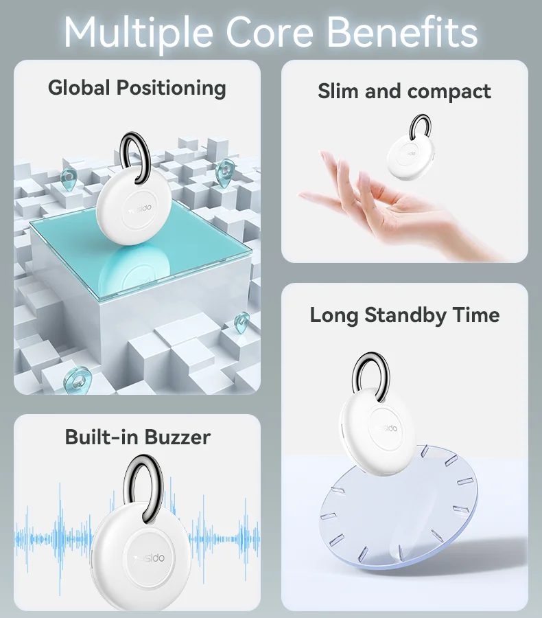 Yesido Precise Global Positioning Built-in Buzzer Long Standby Time Global Find Locator EC14