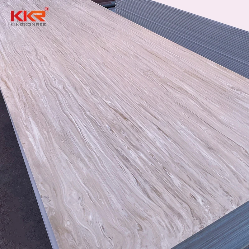 Artificial Faux Stone Panel Solid Surface Sheet Acrylic Table Tops Solid Surface Sheets