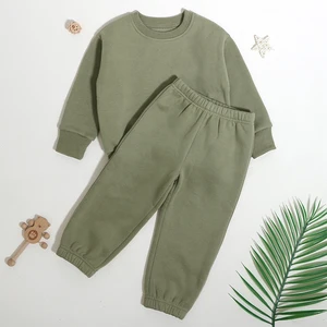 Most Popular Kids Clothing Boutique Tracksuit Children Clothes Two Piece Girls Outfits Long Sleeves Kids Sweat Suit Sets