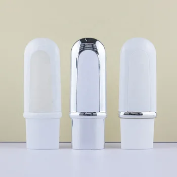High Quality ABS 50ml Cut-Out Inverted Plastic Sunscreen Bottles for Women Various Styles for Cosmetics and Shampoo Packaging