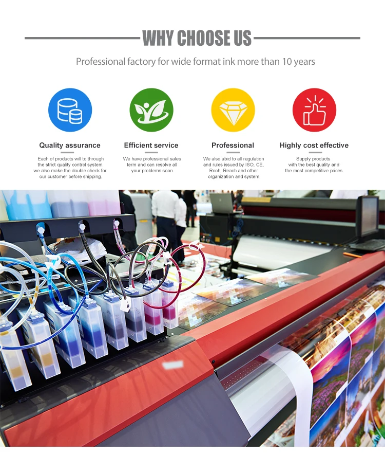 Yescolorful Eco Solvent Ecosolvent Digital Ink For Epson Dx5 Dx7 Dx10