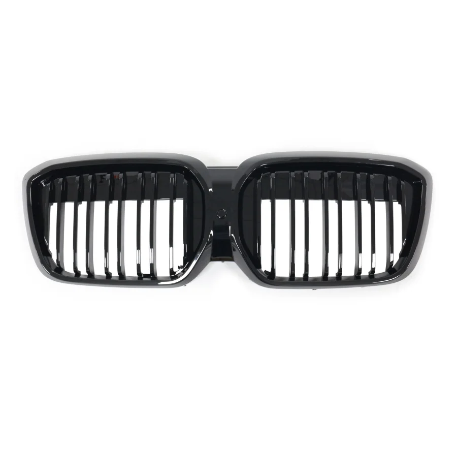 product tiypeor car gloss black double slats 3 colors grill bumper kidney mesh grille for bmw ix3 2020 2023-3