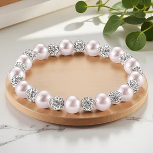 Muxcor Wholesale Glass Beads Adjustable Bracelet Classic Fashion Fancy Copper Jewellery for Ladies Women Men
