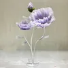 Trois têtes violettes