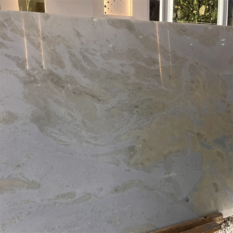 product customized luxury natural arctic blue sky marble slab for interior wall and floor design sky blue marble countertop-4
