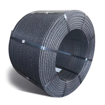 9.3mm 1860Mpa steel cable/wire rope/PC Strand galvanized pc Prestressed concrete steel wire