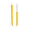 Bolígrafo de punta redonda de 1.0 mm - Cuerpo amarillo.