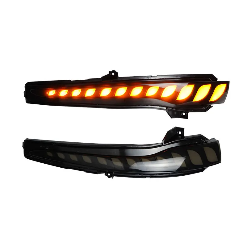 LED Flash Mirror Dynamic Turn Signal Lights For Mercedes Benz W205 W213 W222 X253 Scroll Side Rear