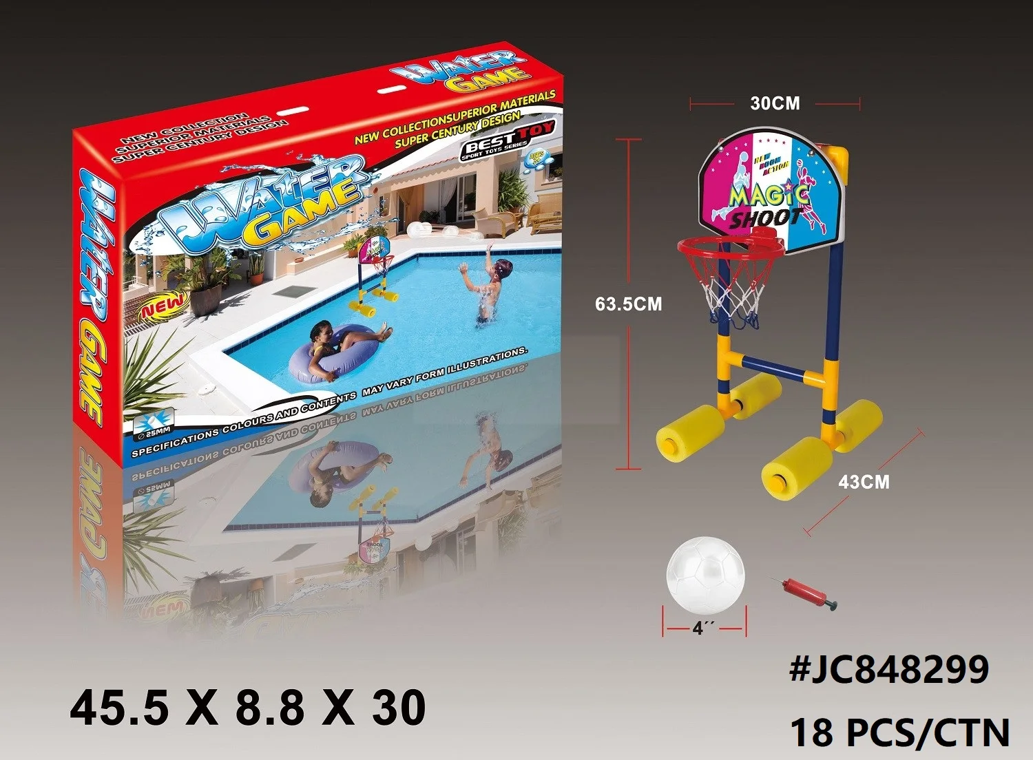 Most Styles Swimming Pool Basketball Hoop Water Floating Basketball Hoop Summer Toys Buy Pool