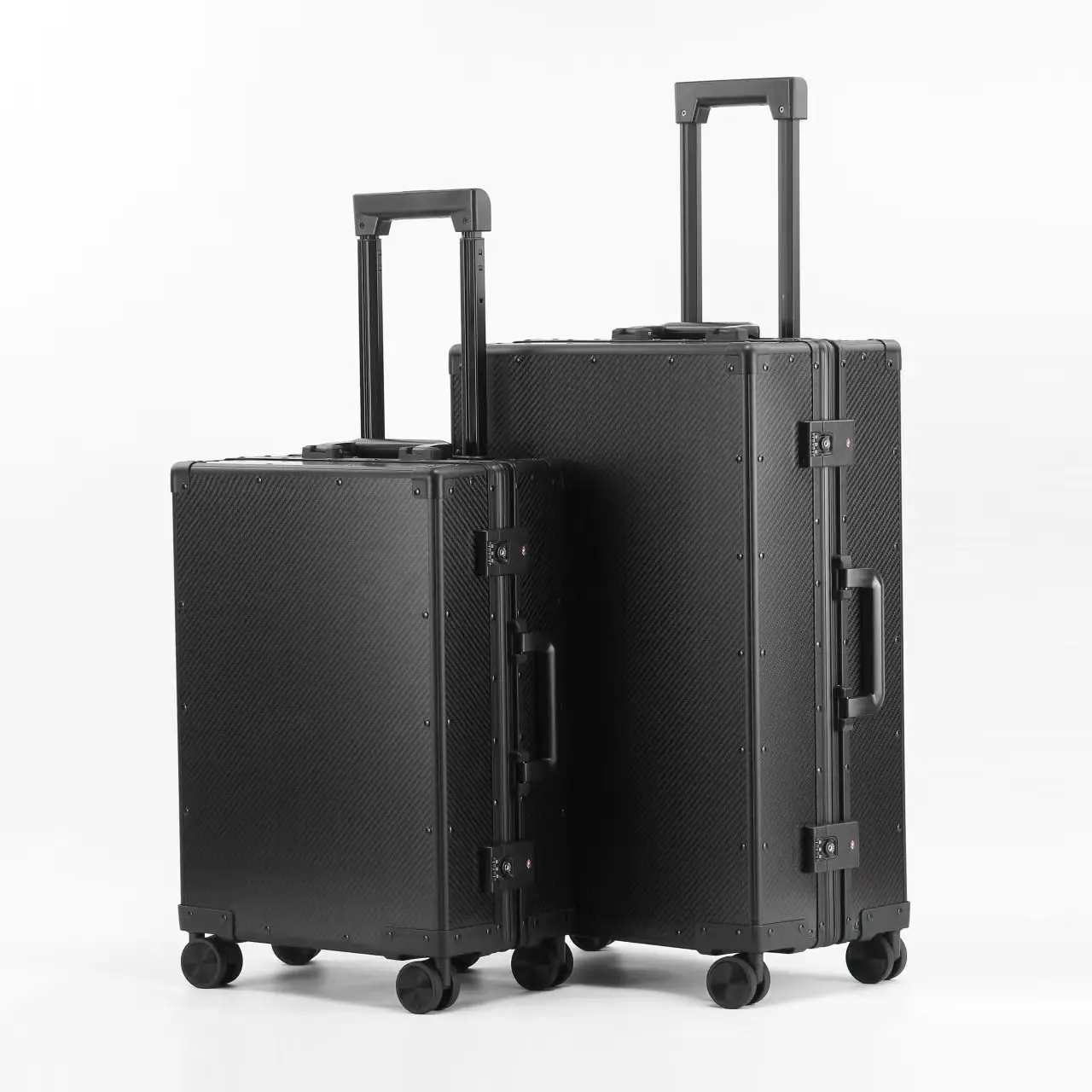 Suitcase Smart Professional High Quality 20" 22" 24"OEM ODM Universal Wheel Hard Case Carbon Fiber Luggage