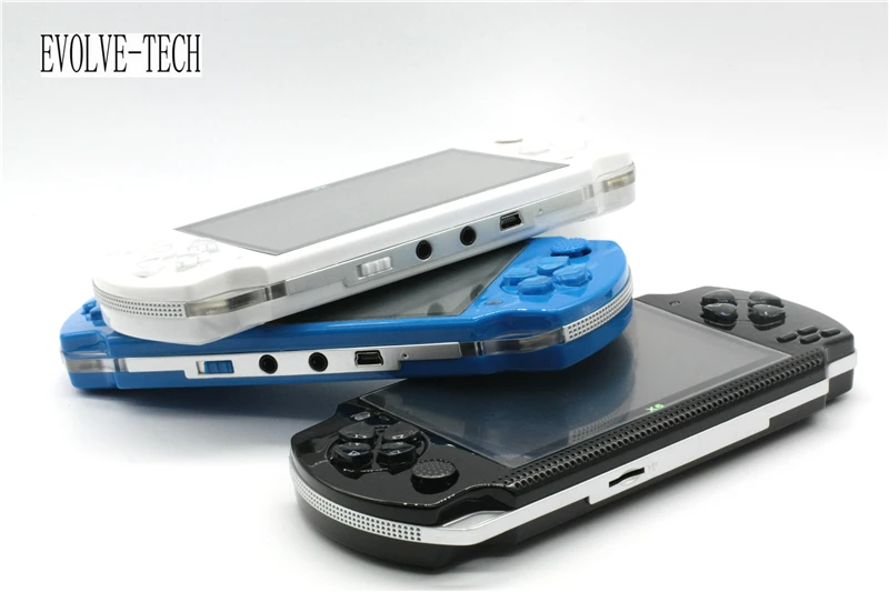 2021 popular 4.3 inch screen 8G ram video games x6 handheld game console with 3000 games
