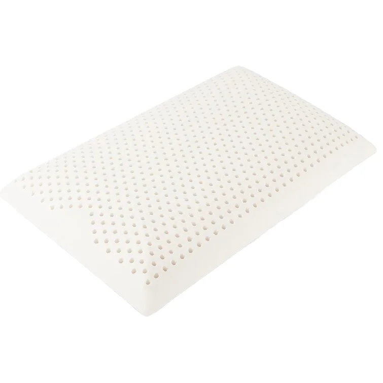 Queen Size 100% Talalay Latex schaum Kissen Solid Pattern Entwickelt für Nackens tütze mit abnehmbarem Baumwoll bezug
