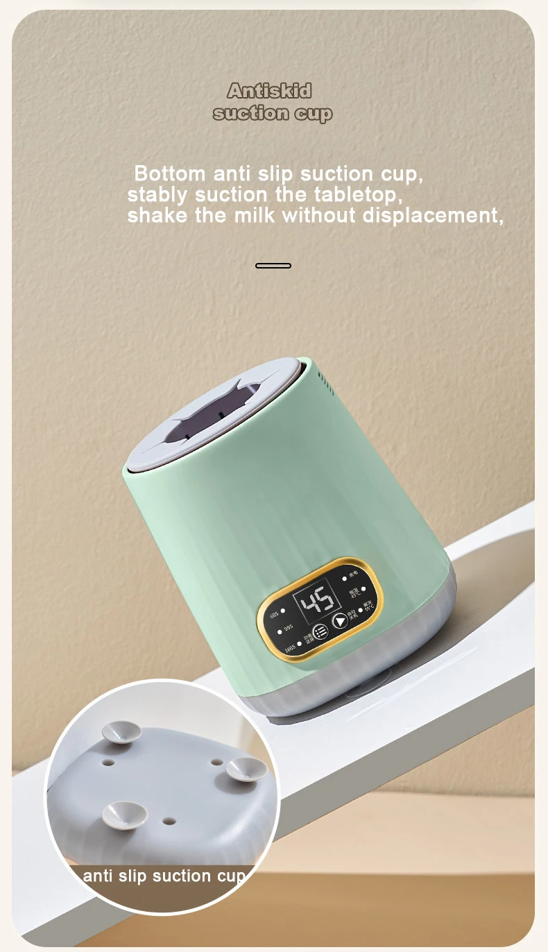 Portable Baby Bottle Shaker Rotary Electric Feeding Mixer Powder Smart