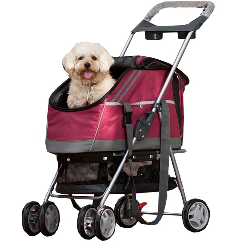 3 In 1 Dog And Cat Stroller With Detachable Carrier Buy Collapsible
