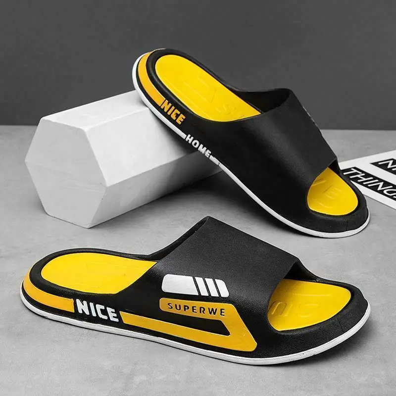 Pvc Slippernew Slipper Design 2024 Eva Rubber Sole Sheet Small Bags to Put Slippers in for Men Spaexs