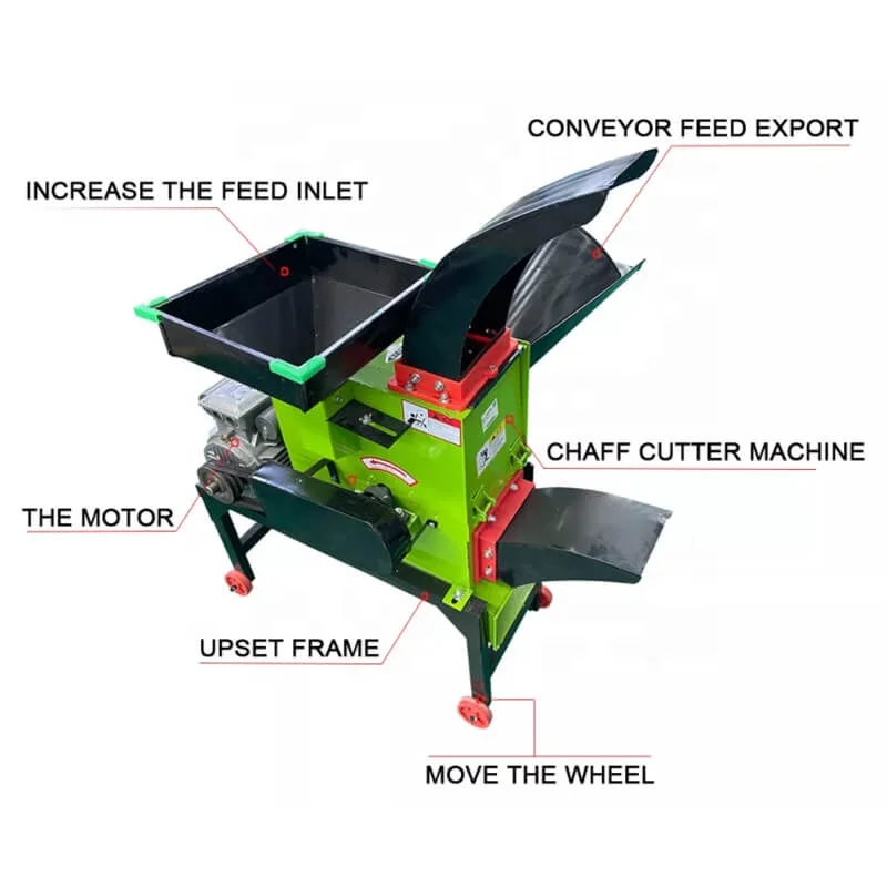 High Quality Animal Feed Chaffing Cutter Mini Chaff Cutter Machine