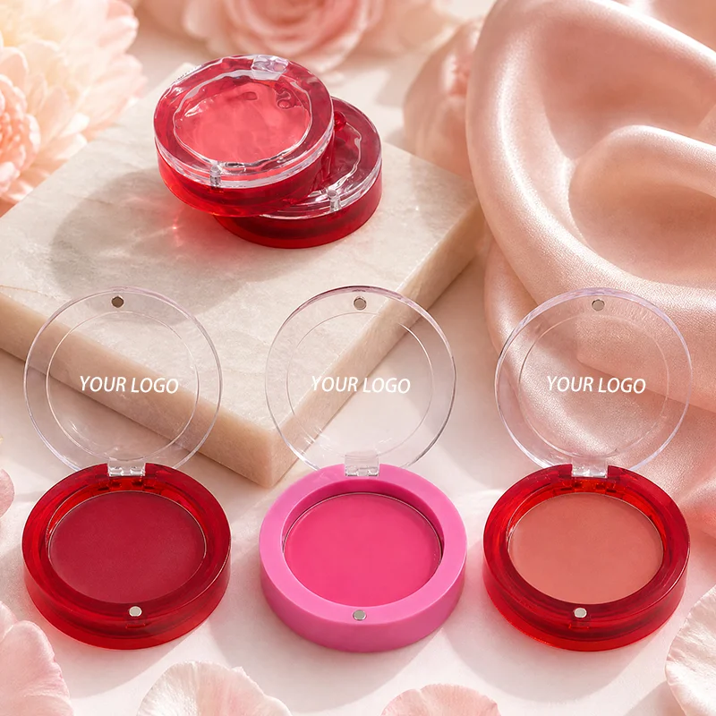 Fashion Makeup Cream Blush Custom Logo Private Label Waterproof Long Lasting Velvet Matte Cheek Mud Vendor OEM