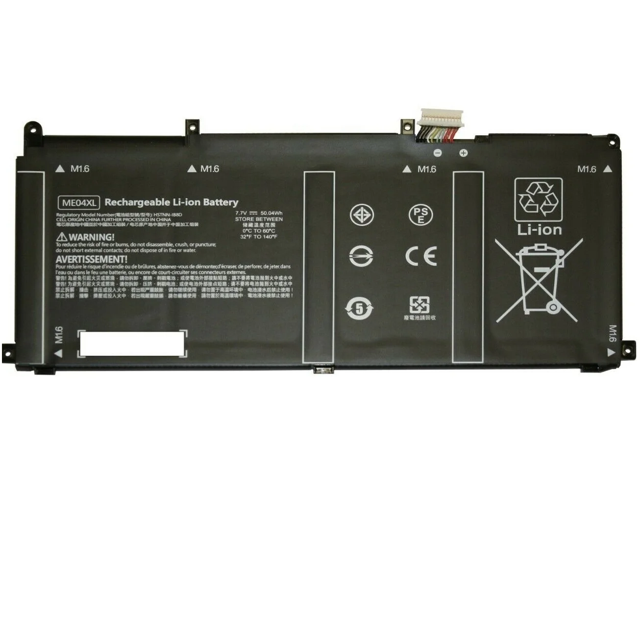 REPLACEMENT ME04XL BATTERY for HP ELITE X2 1013 G3 Laptop