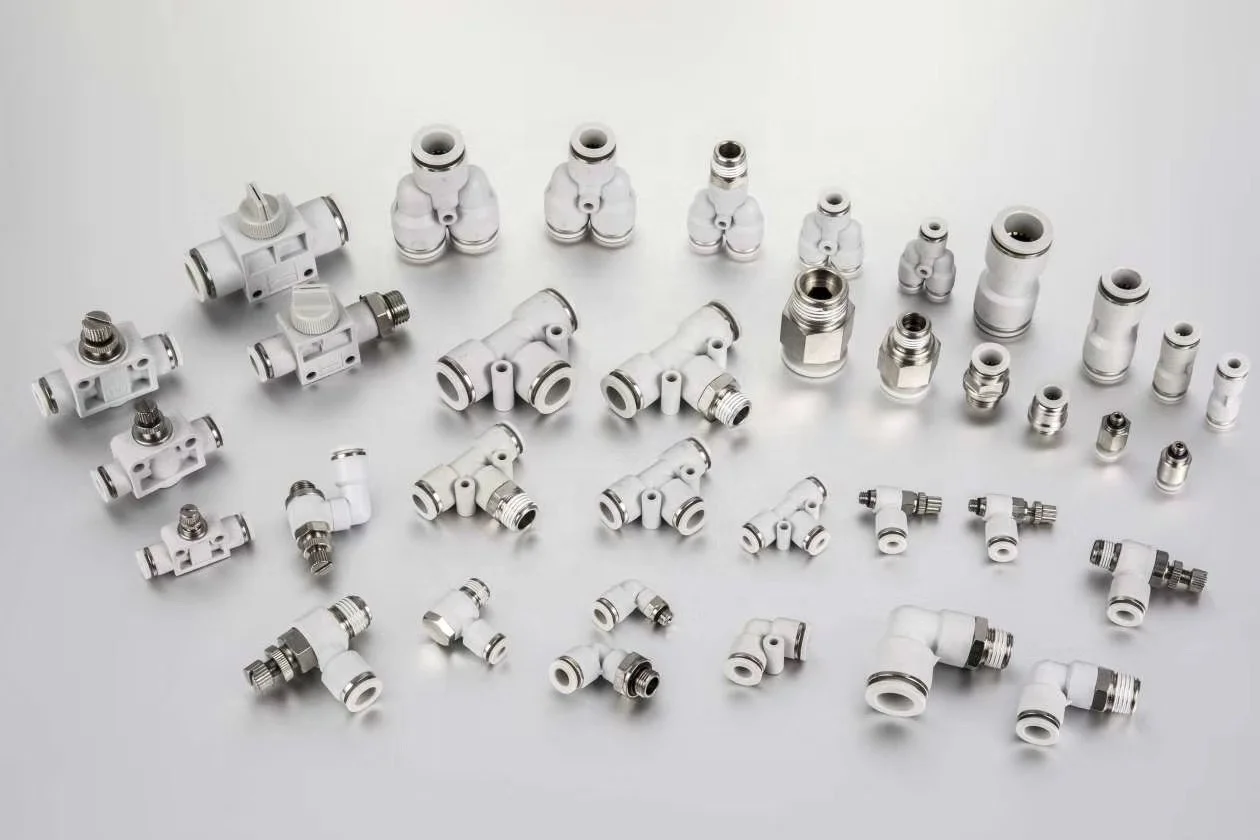 PYJ Series Y Type Quick Connecting Pneumatic Tube Fittings