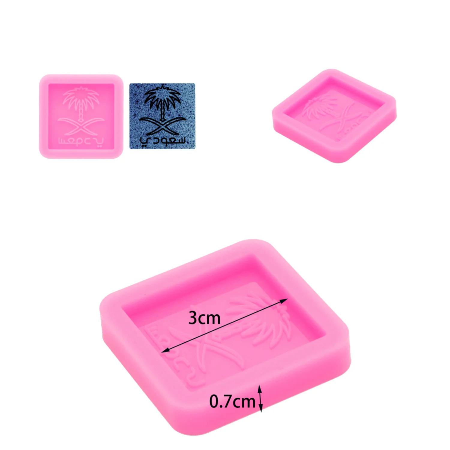 USA 50 State Map Resin Silicone Keychain Mould, Crafts with Epoxy Art Diy DIY Handmade Charms Mold, Mold Chocolate supplier