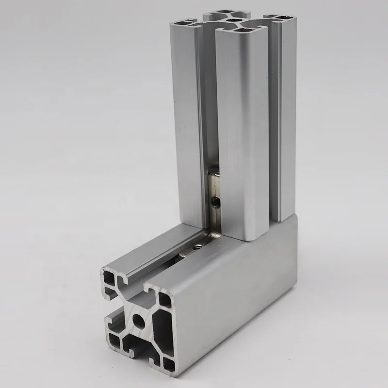 Aicosineg T-Verbindungsplatten Aus Aluminium – 4 Stück, 6x6x0,4 Cm, Für 2020 Alu-Profile, 3D-Drucker