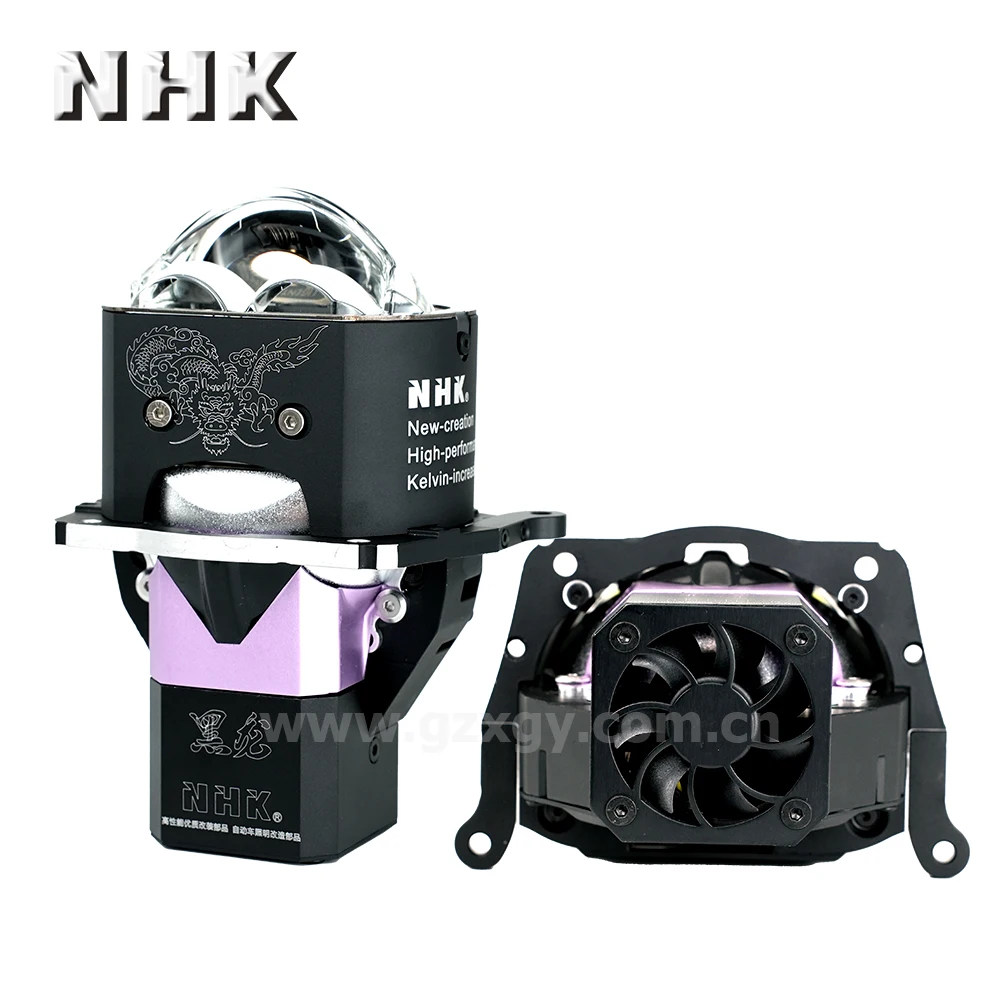 【ヘッドライト加工SSプロジェクト】ブラックデーモンズドラゴン レリーフ NHK Black Dragon DRG02 Bi-LED Projector Lens for 2017-2019 Lexus