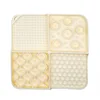 Milk White Slow Food Mat
