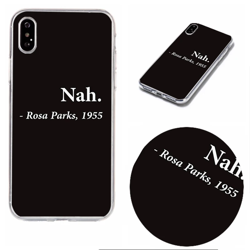 Black history Rosa Parks cute Biodegradable phone case Nah..
