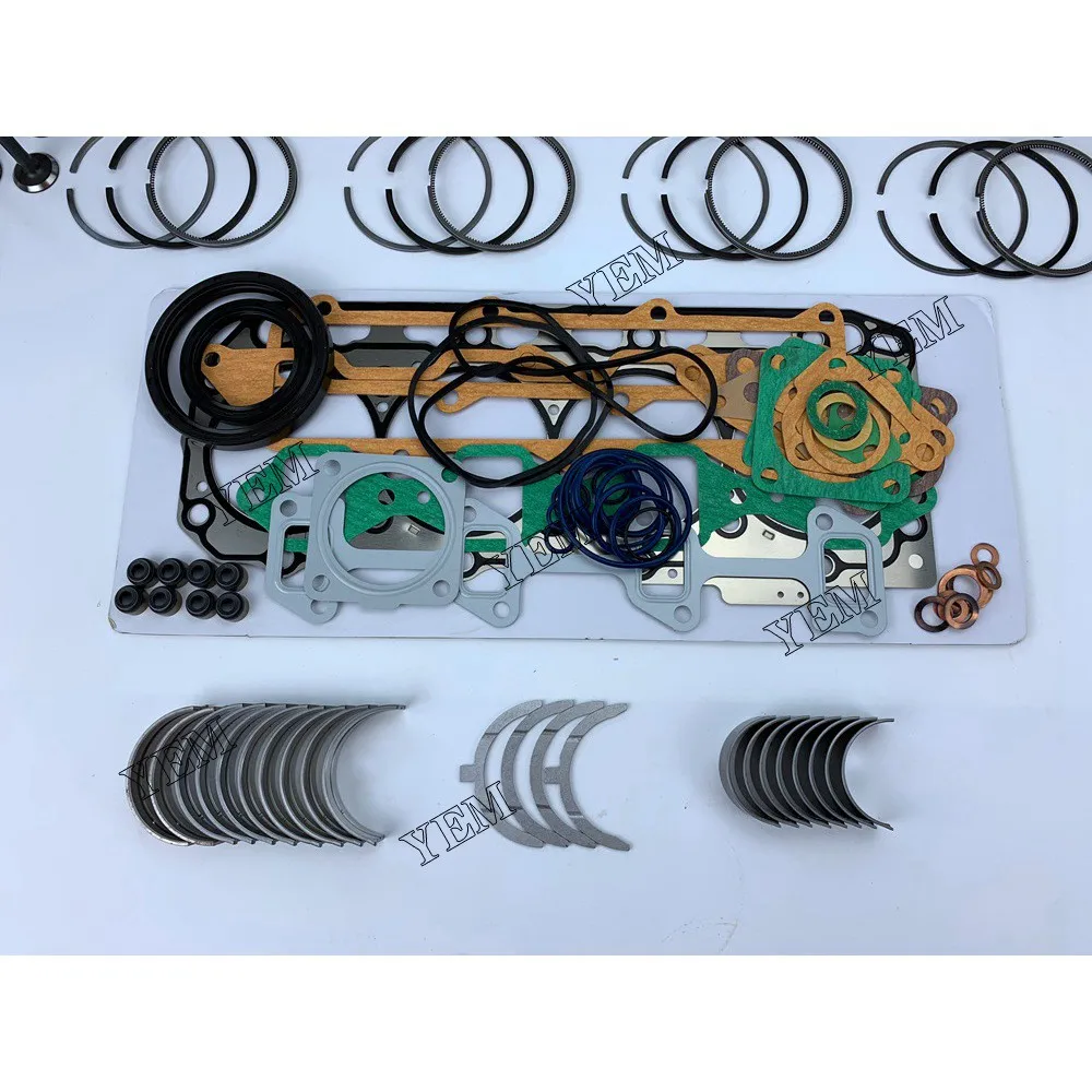 FOR YANMAR 4TNV88 PISTON KIT WITH REBUILD KIT FIT ENGINE PARTS OVERHAUL KIT 4