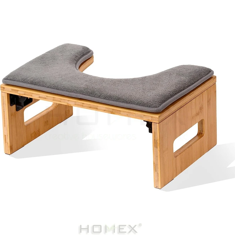 Sgabello Per WC In Bambù Pieghevole VaeFae - Supporto Per Defecazione Naturale - Foto 9