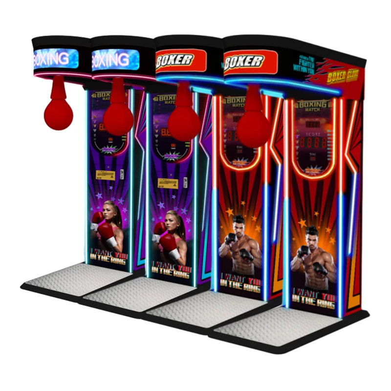 Neofuns Coin Operated Games Amusement Boxing Punch Arcade Machine for Sale