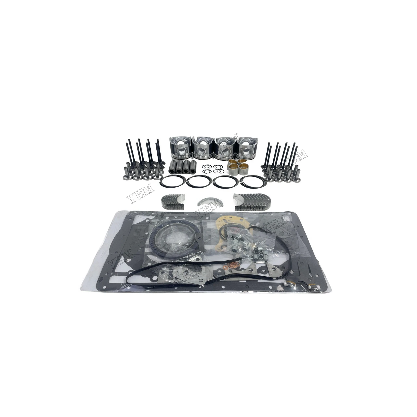 Overhaul Kit With Cylinder Gaskets Piston Rings Bearing Valves Fits for Mitsubishi D04F Wholesale Engine Parts