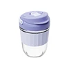 Lavender Glass Travel Coffee Mug