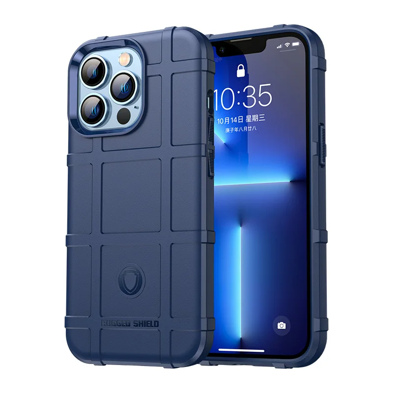 Rugged Shield Phone Case - 3mm Thickness for Iphone 13 Pro Max